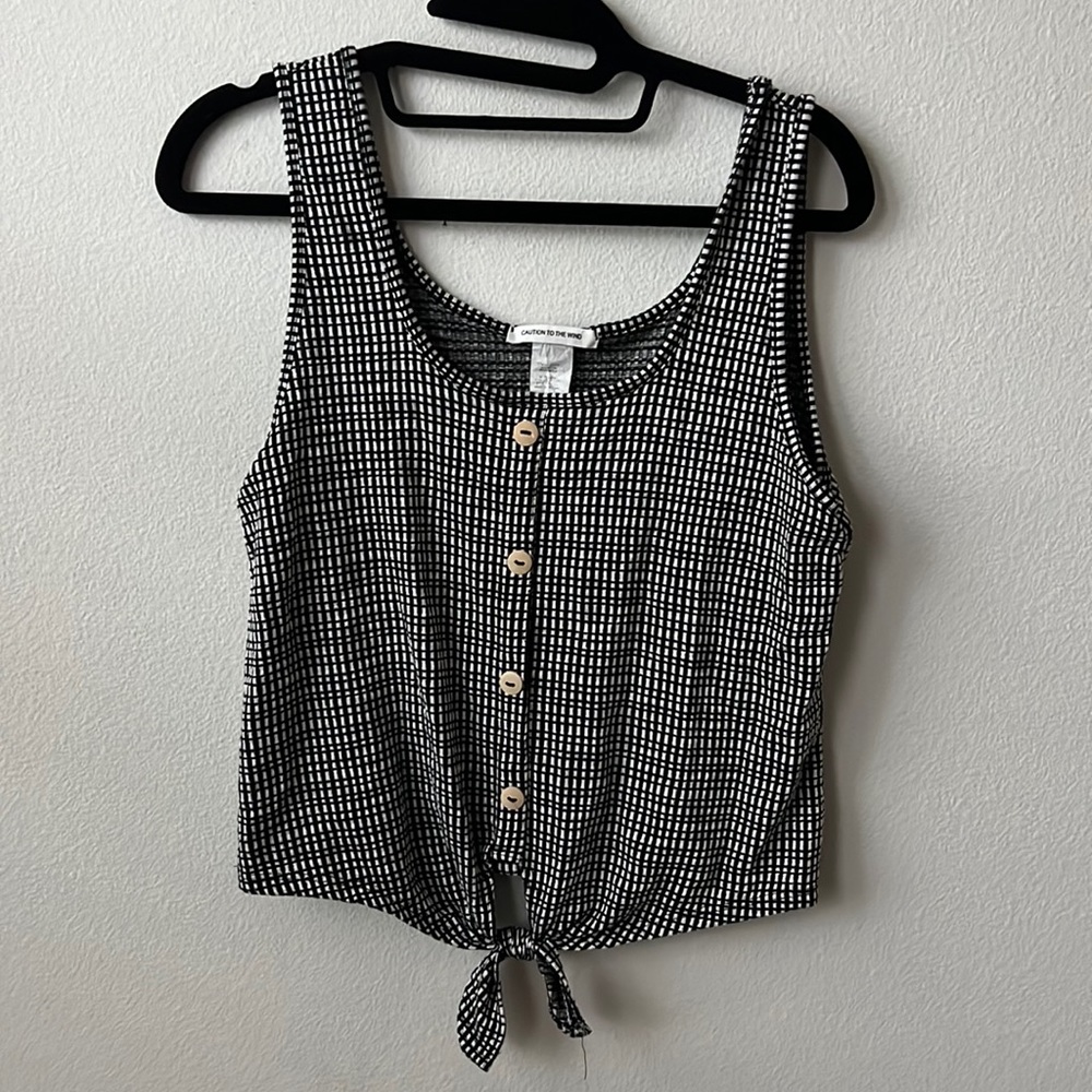 Tie-Front Tank Top